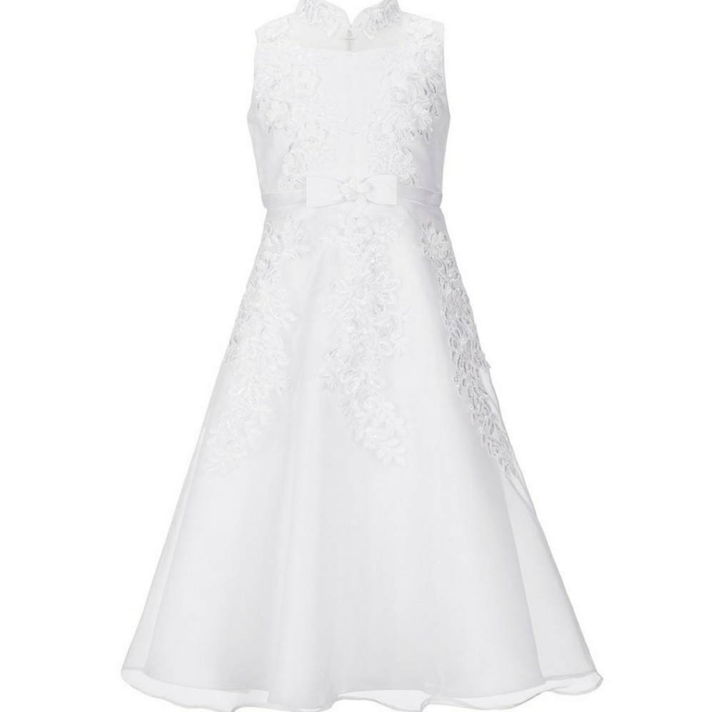Tea-Length First Communion Dress